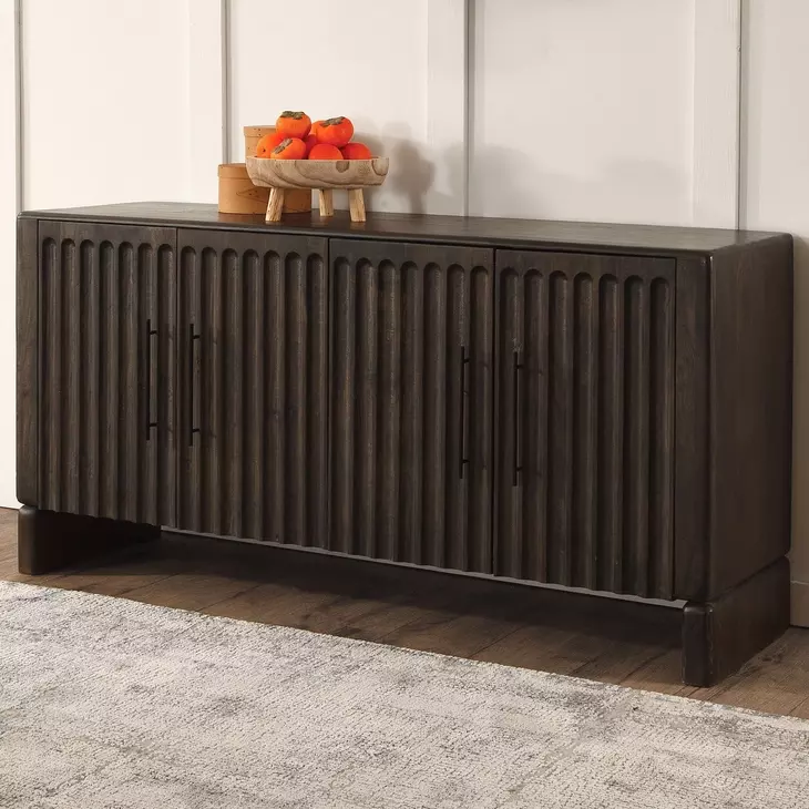 Norvell Brown 4 Door Sideboard