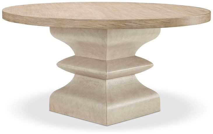 Santa Barbara Sandstone And Textured Cameo Round Dining Table