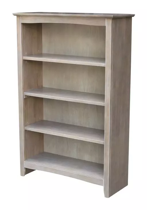 Home Accents Taupe Gray 48" Shaker Bookcase