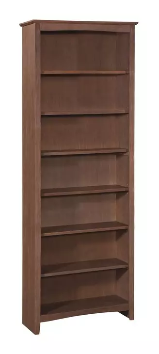 Home Accents Espresso 84" Shaker Bookcase