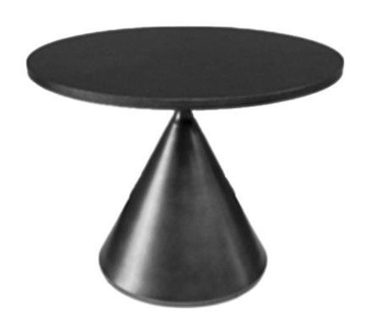 Artifacts Metallic Black 38" Round Catena Bistro Table