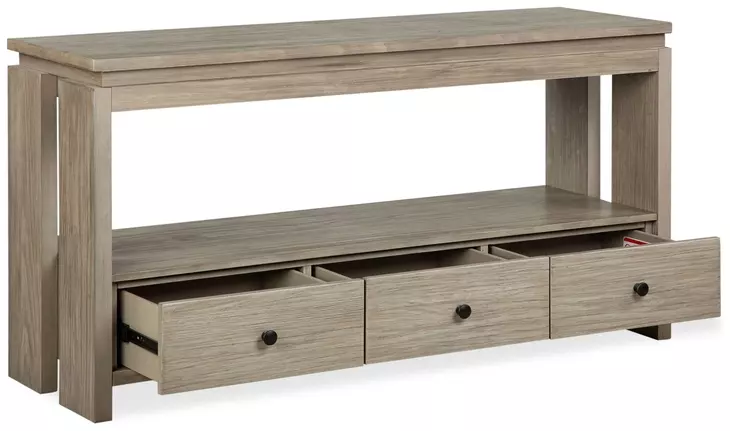 Conrad Stone Harbor Gray Rectangular Lift Top Occassional Table Set