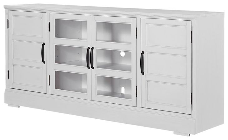 Shoreham Effortless White 76" TV Stand