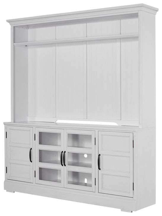 Shoreham Effortless White 76" TV Stand