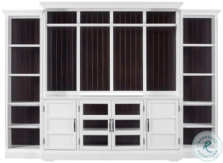 Oceancrest Effortless White Entertainment Wall