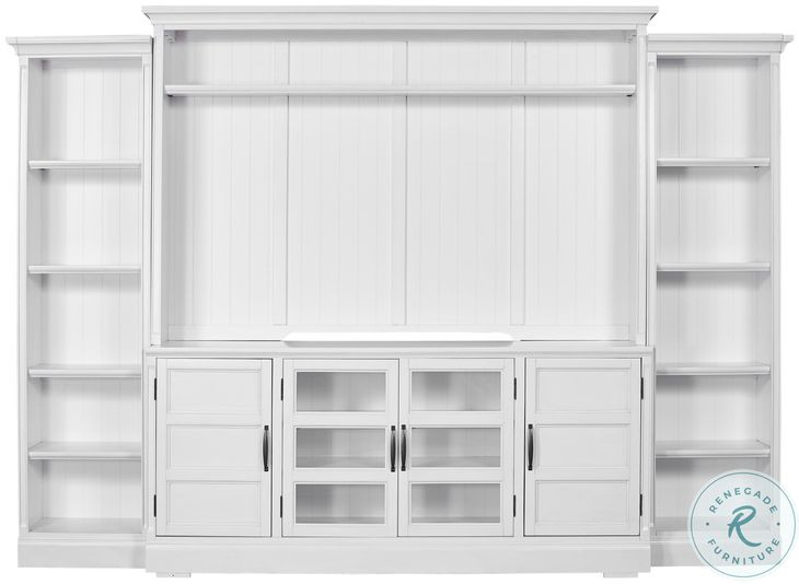 Oceancrest Effortless White Entertainment Wall