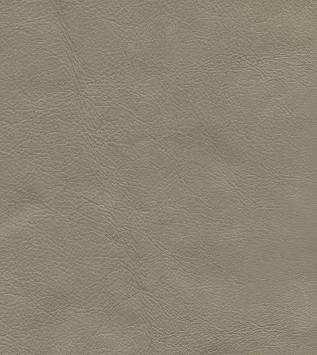 Van Buren Shoreham Cream Leather Push Thru The Arms Recliner with Nailhead Trim