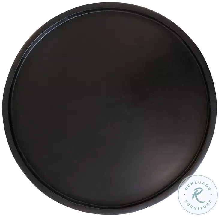 Blando Black Sandblasted Side Table
