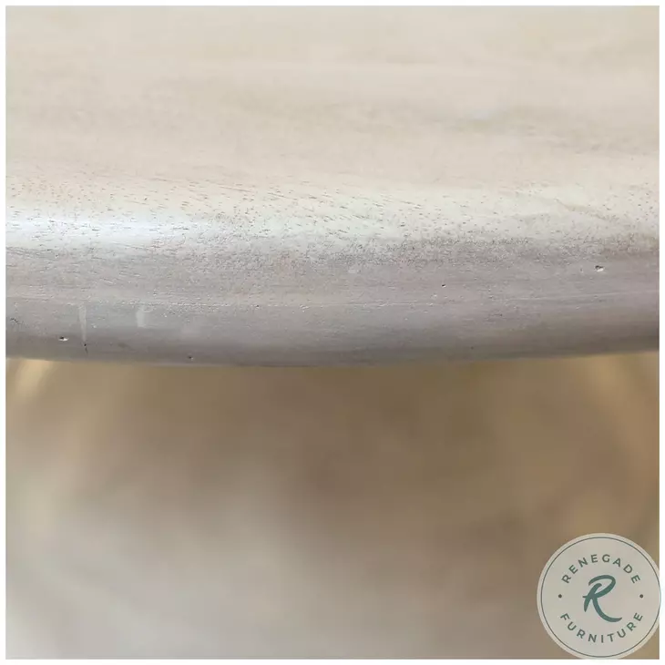 Doming Whitewash Dining Table