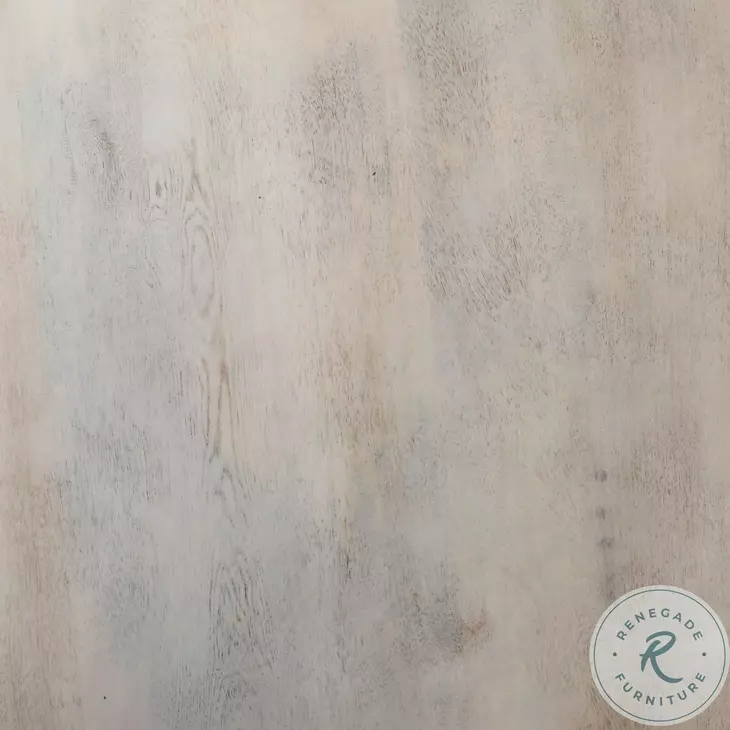 Doming Whitewash Dining Table