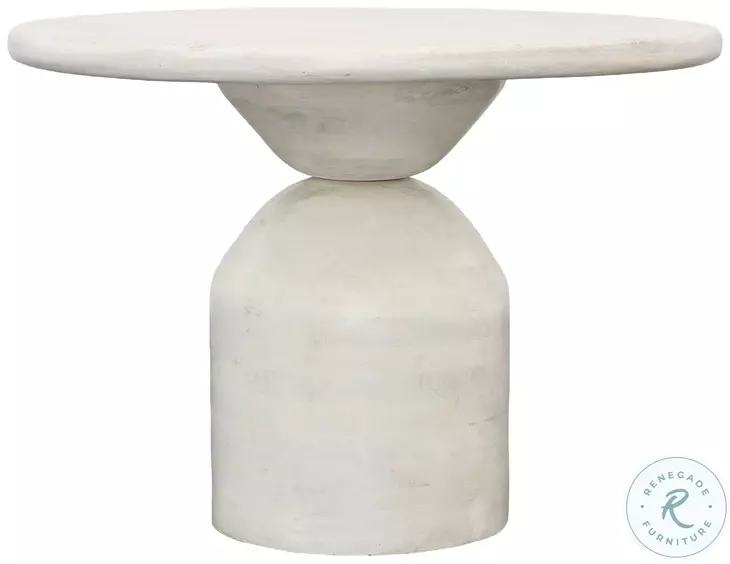 Doming Whitewash Dining Table