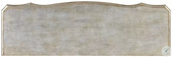 Sanctuary Beige And Silver Leaf upholstered Bedroom Set