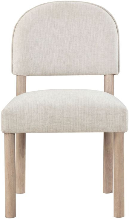 Gabby Light Brown Upholstered Side Chair Set of 2