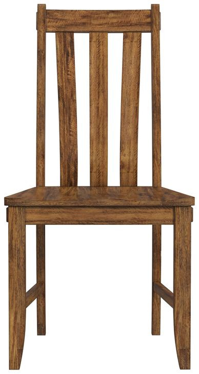 Silverdale Russet Slatback Side Chair Set of 2