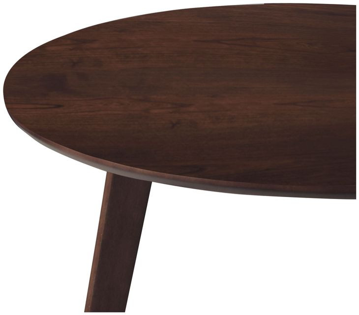 Tioga Brown and Cherry 47" Round Dining Table