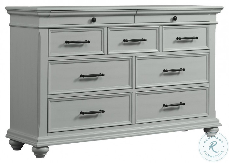 Brooks Slater Gray 9 Drawer Dresser From Picket House Furnishings ...