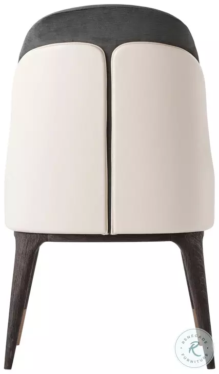 Steve Leung Gray And Brown Covet Upholstered Dining Chair