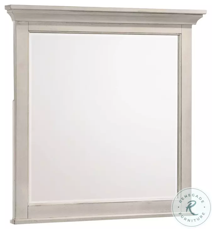 San Mateo Youth Rustic White Mirror