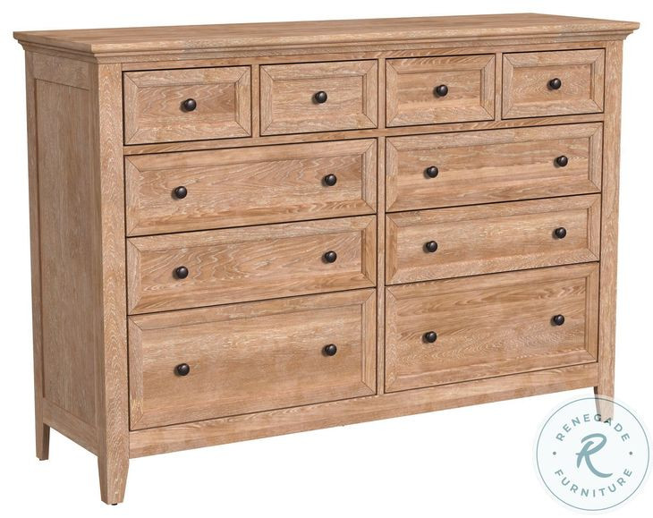 San Mateo Wheat 10 Drawer Dresser