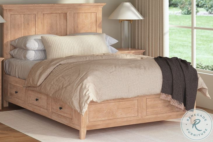 San Mateo Wheat Storage Bedroom Set