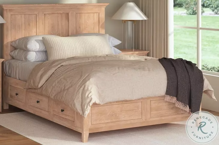 San Mateo Wheat Storage Bedroom Set