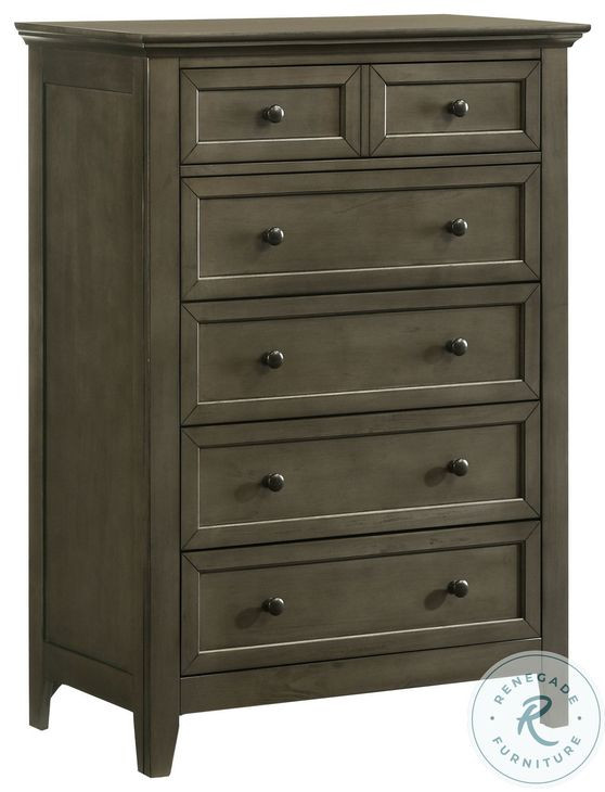 San Mateo Youth Gray Drawer Chest