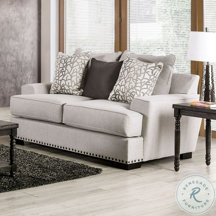 Picotee Light Gray Living Room Set from Furniture of America Coleman