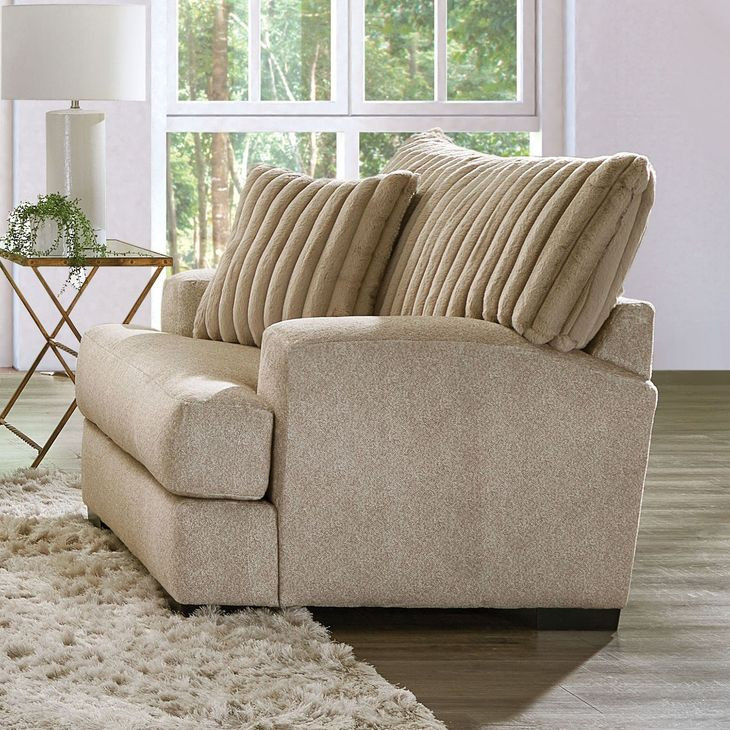 Loughlin Light Brown Upholstered Chair