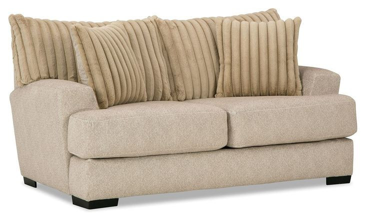Loughlin Light Brown 72" Loveseat