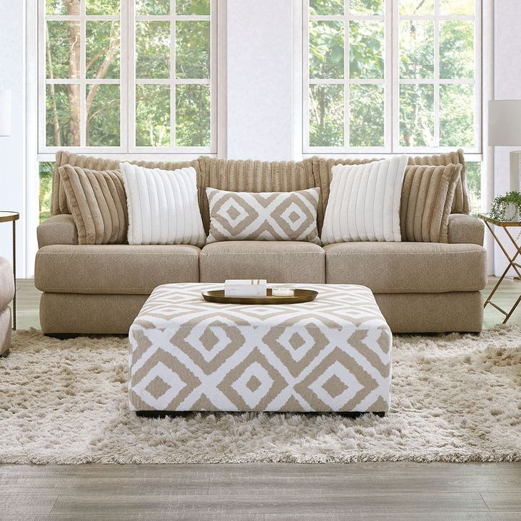 Loughlin Light Brown 98" Sofa