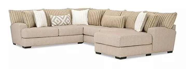 Loughton Light Brown 139" Sectional
