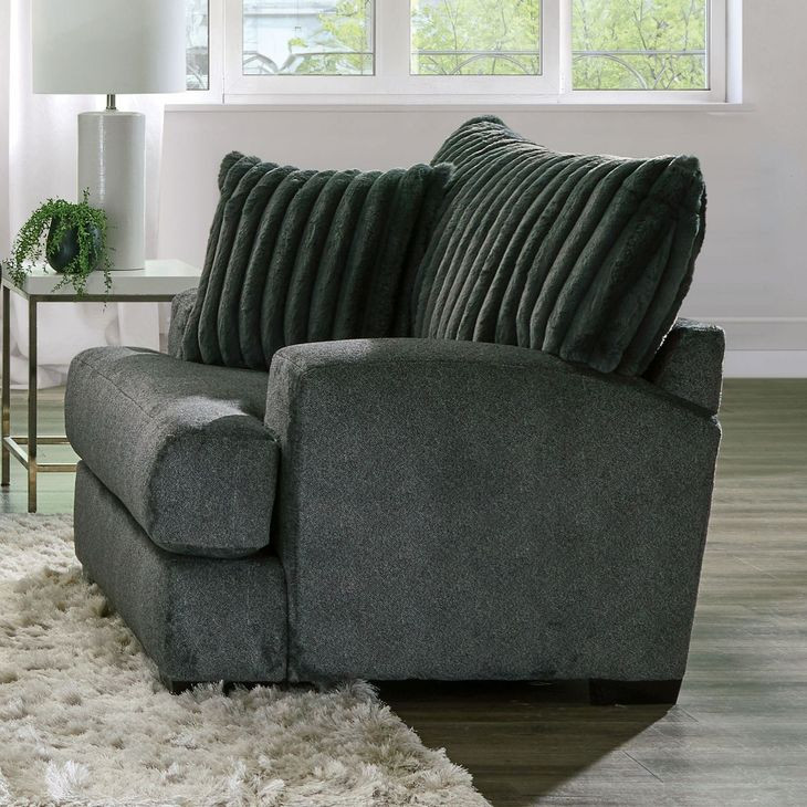Loughlin Gun Metal Upholstered Chair