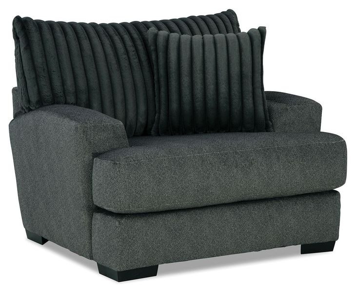 Loughlin Gun Metal Upholstered Chair
