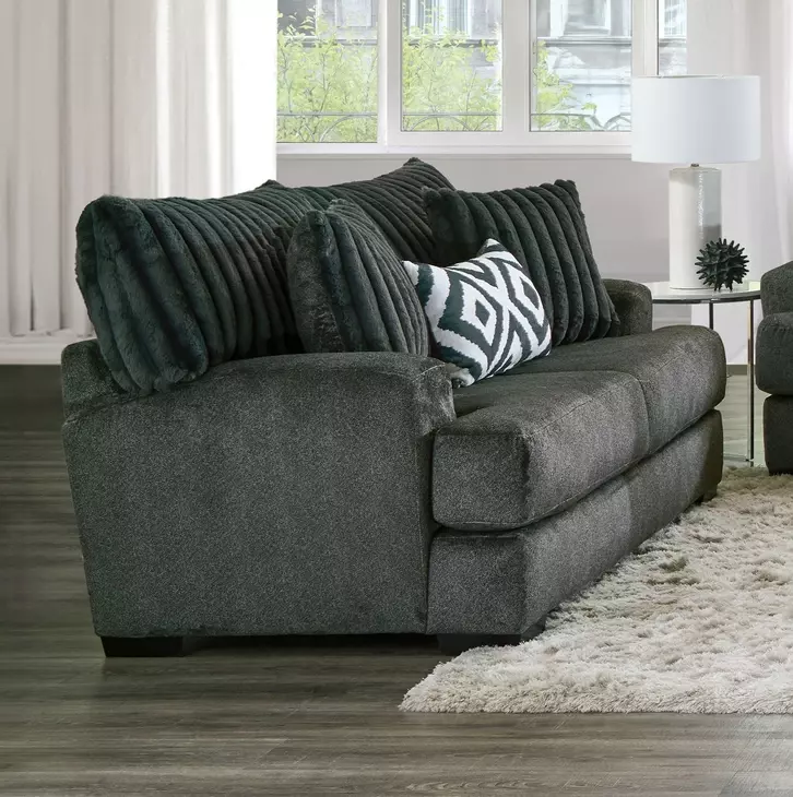Loughlin Gun Metal 72" Loveseat