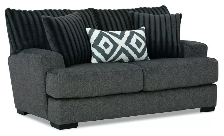 Loughlin Gun Metal 72" Loveseat