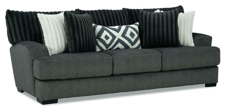 Loughlin Gun Metal 98" Sofa