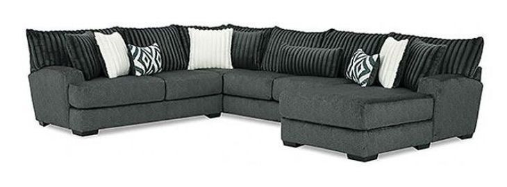 Loughton Gun Metal 139" Sectional