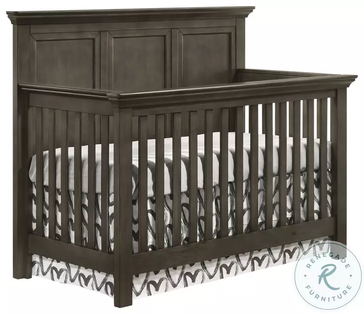 San Mateo Gray Convertible Standard Crib