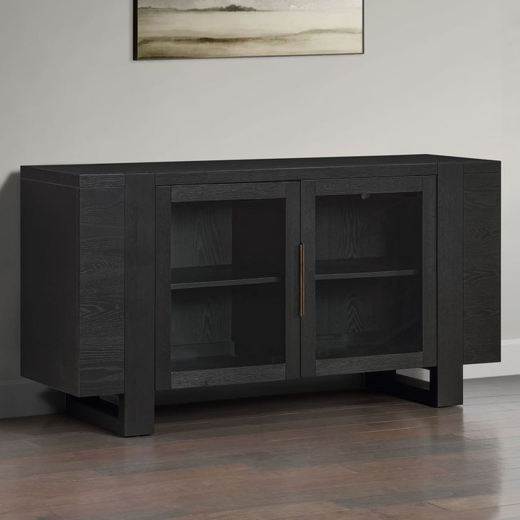 Reid Black 2 Door Server with USB Charging