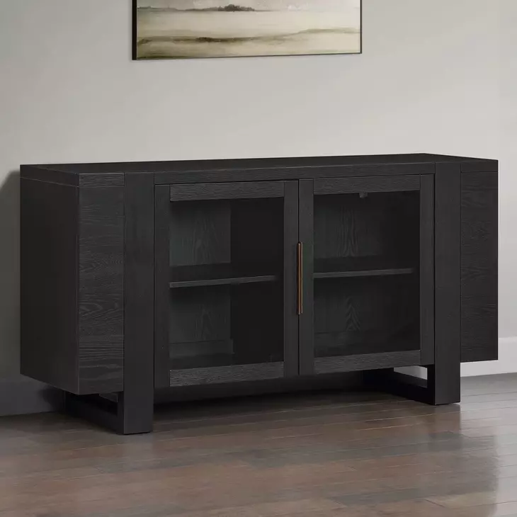 Reid Black 2 Door Server with USB Charging