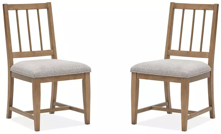 Lindon Gray Upholstered Side Chair Set of 2