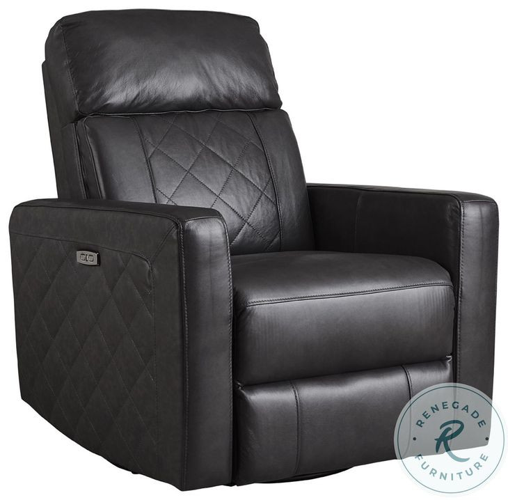 Soho Oxford Grey Power Glider Recliner with USB Port