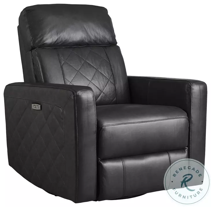 Soho Oxford Grey Power Glider Recliner with USB Port