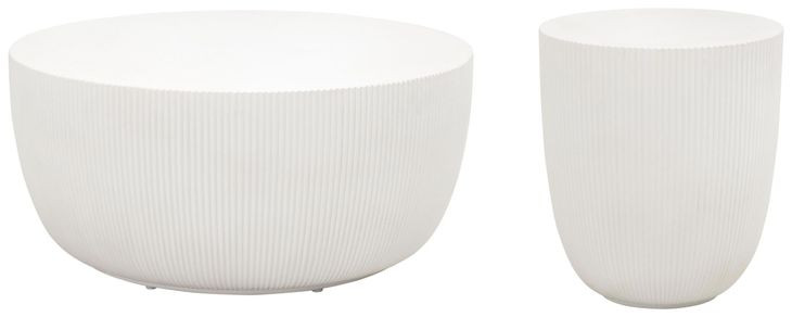 Soleil Ivory Occasional Table Set