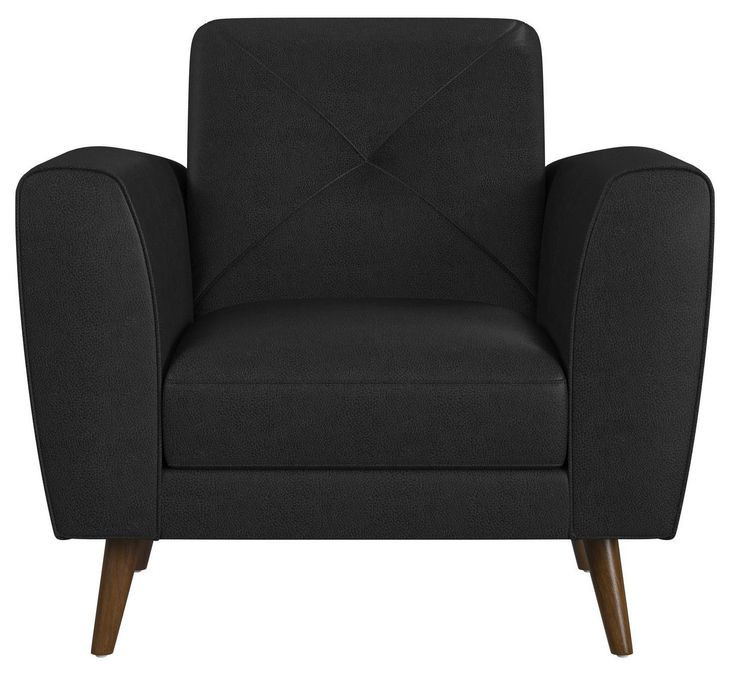 Symphony Black Upholstered Chair