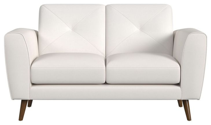 Symphony White 65" Loveseat