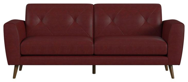 Symphony Red 86" Sofa