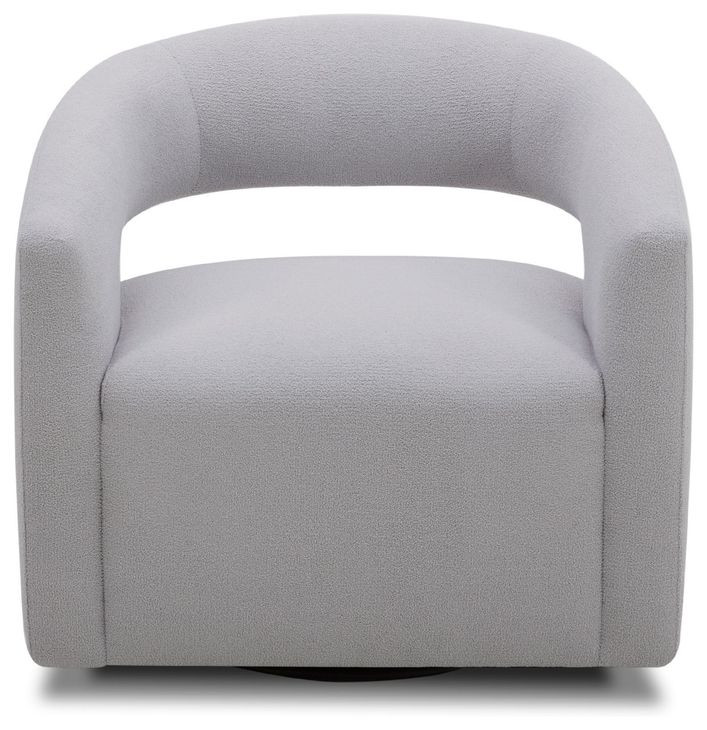 Orbit Dame Dove Open Back Accent Chair