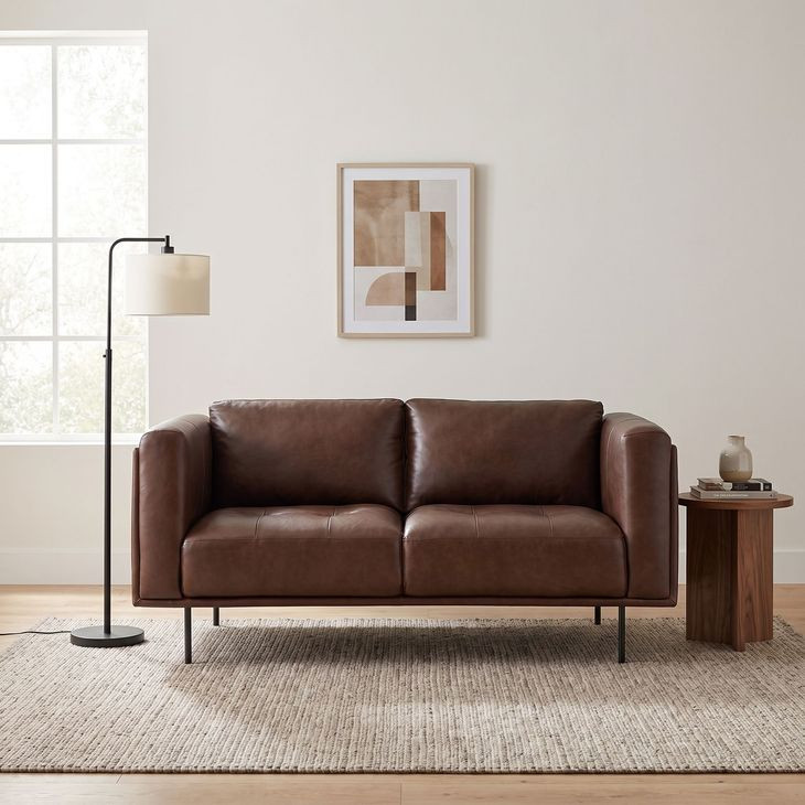 Soren Brown 63" Loveseat