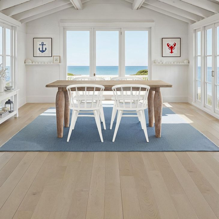 Spader Brown and White 5 Piece Dining Set